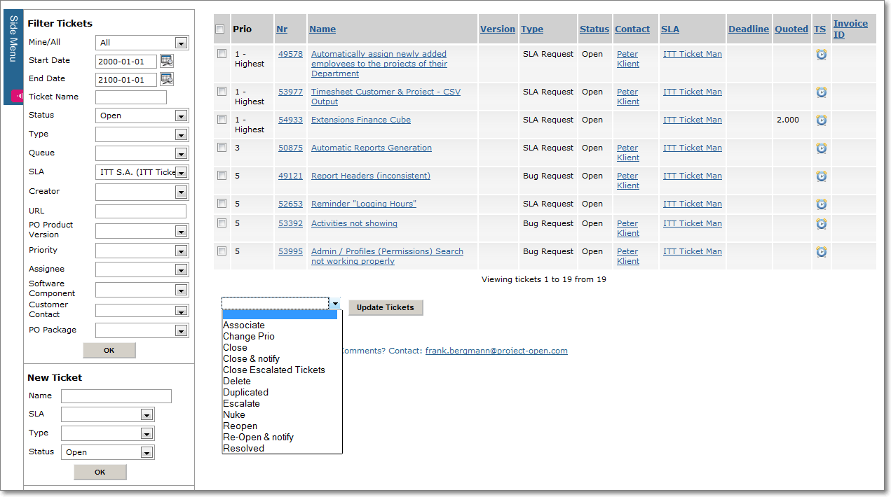 Helpdesk Ticket System